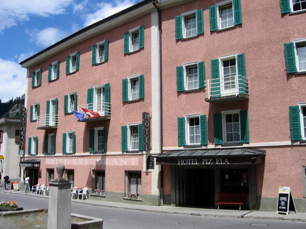 Hotel Piz Ela Bergun Davos Exteriör bild