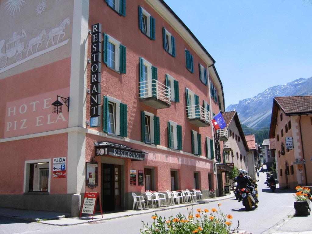 Hotel Piz Ela Bergun Davos Exteriör bild