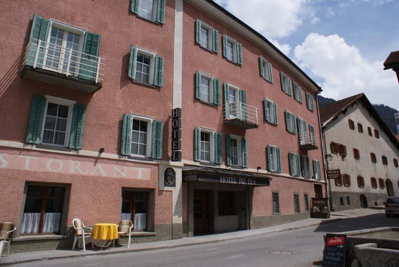 Hotel Piz Ela Bergun Davos Exteriör bild