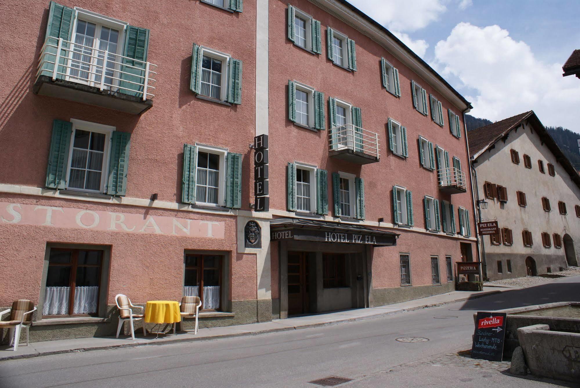 Hotel Piz Ela Bergun Davos Exteriör bild